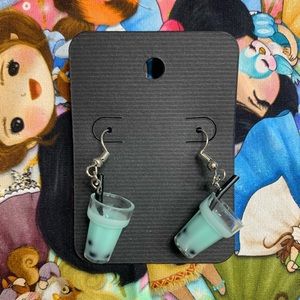 Boba Drink Earrings
